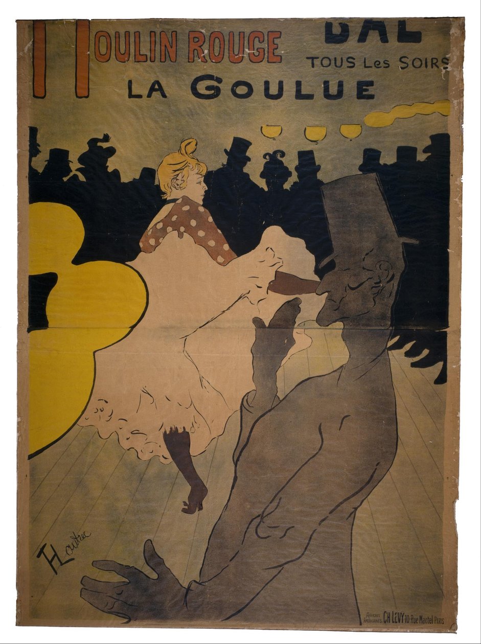 Moulin Rouge, 1891 von Henri de Toulouse-Lautrec