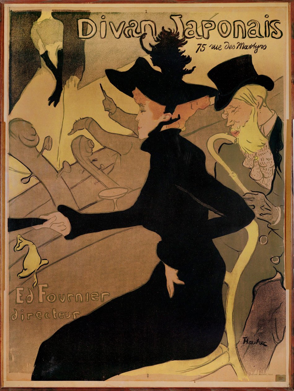 Nachtclub Le Divan Japonais von Henri de Toulouse-Lautrec