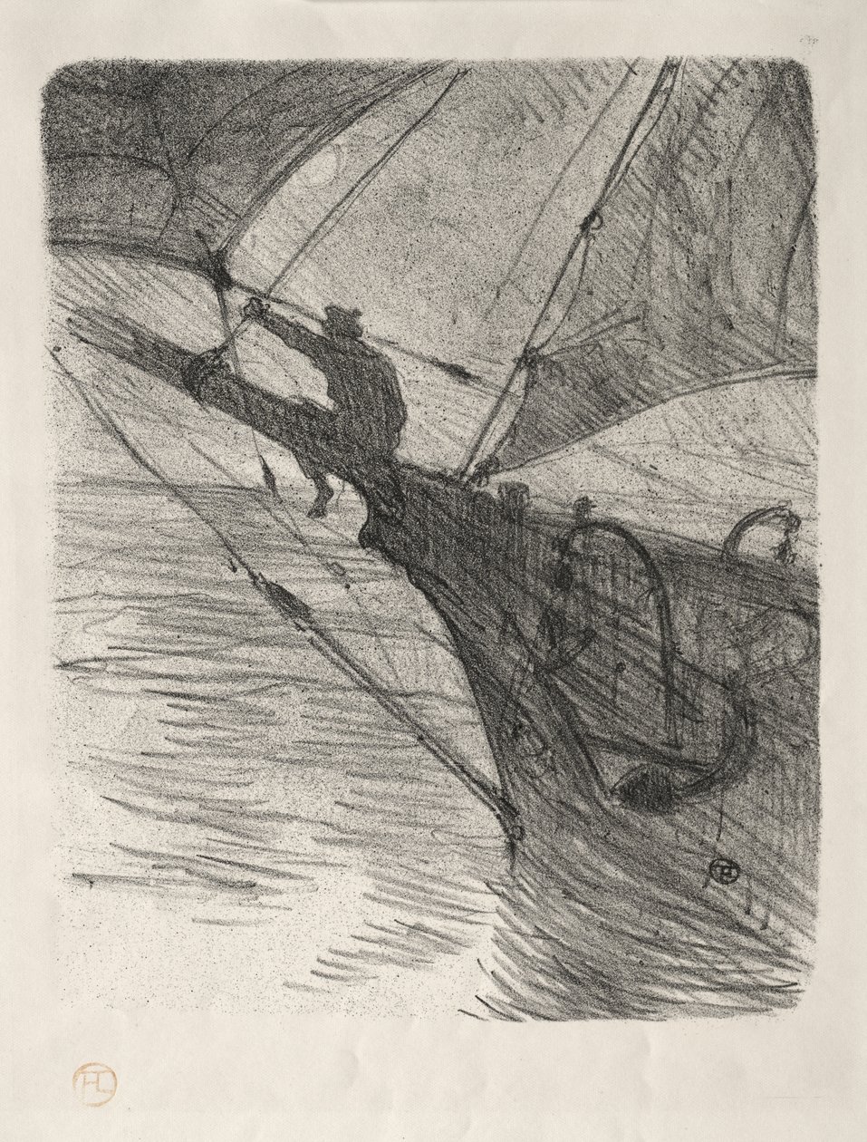 Oceano Nox von Henri de Toulouse-Lautrec