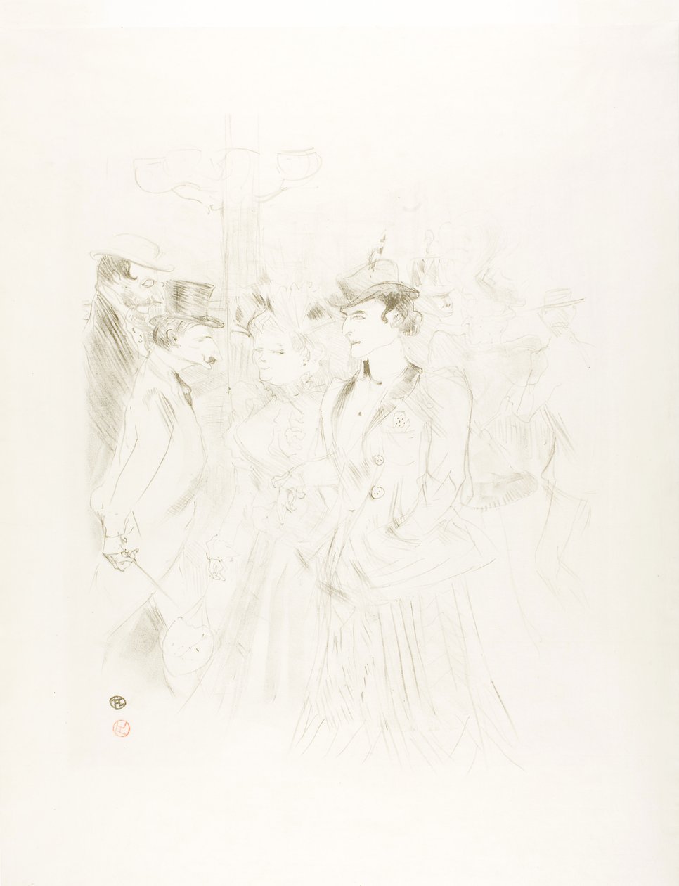 Promenade von Henri de Toulouse-Lautrec