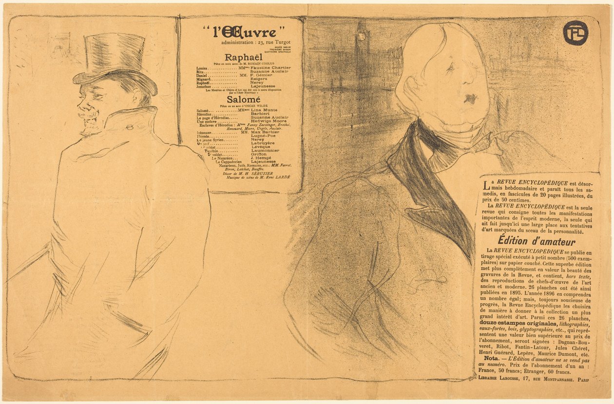 Raphael; Salome von Henri de Toulouse-Lautrec