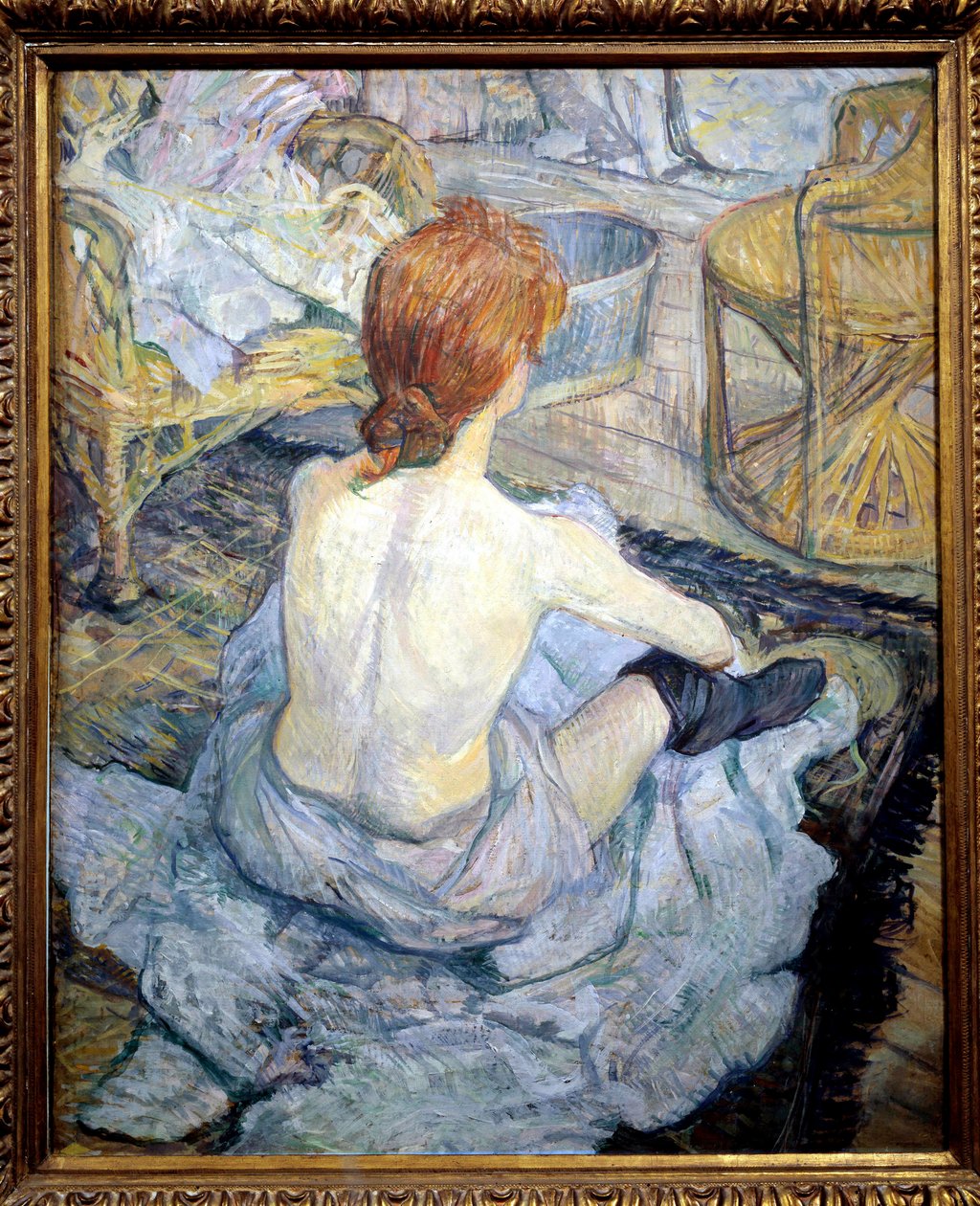 Rothaarige (Die Toilette) von Henri de Toulouse Lautrec