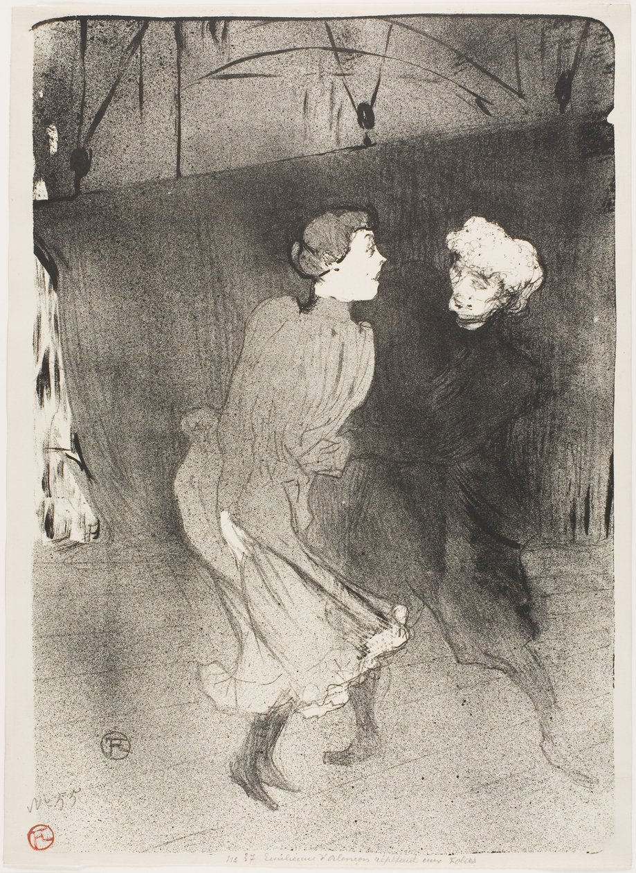 Probe im Folies-Bergère, Emilenne D