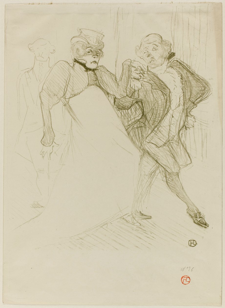 Réjane und Galipaux, in Madame Sans-Gêne von Henri de Toulouse-Lautrec