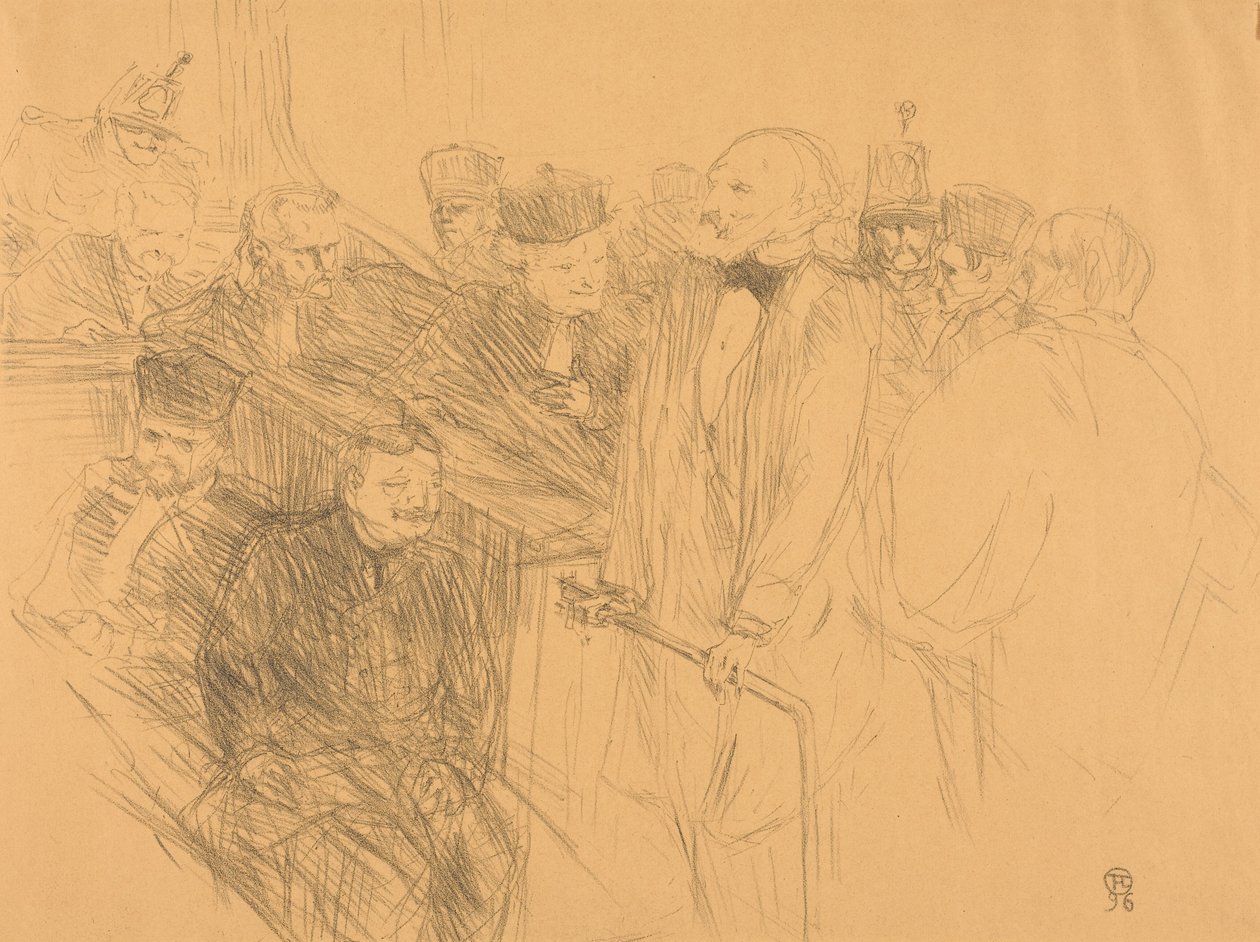 Ribot Deposition von Henri de Toulouse-Lautrec