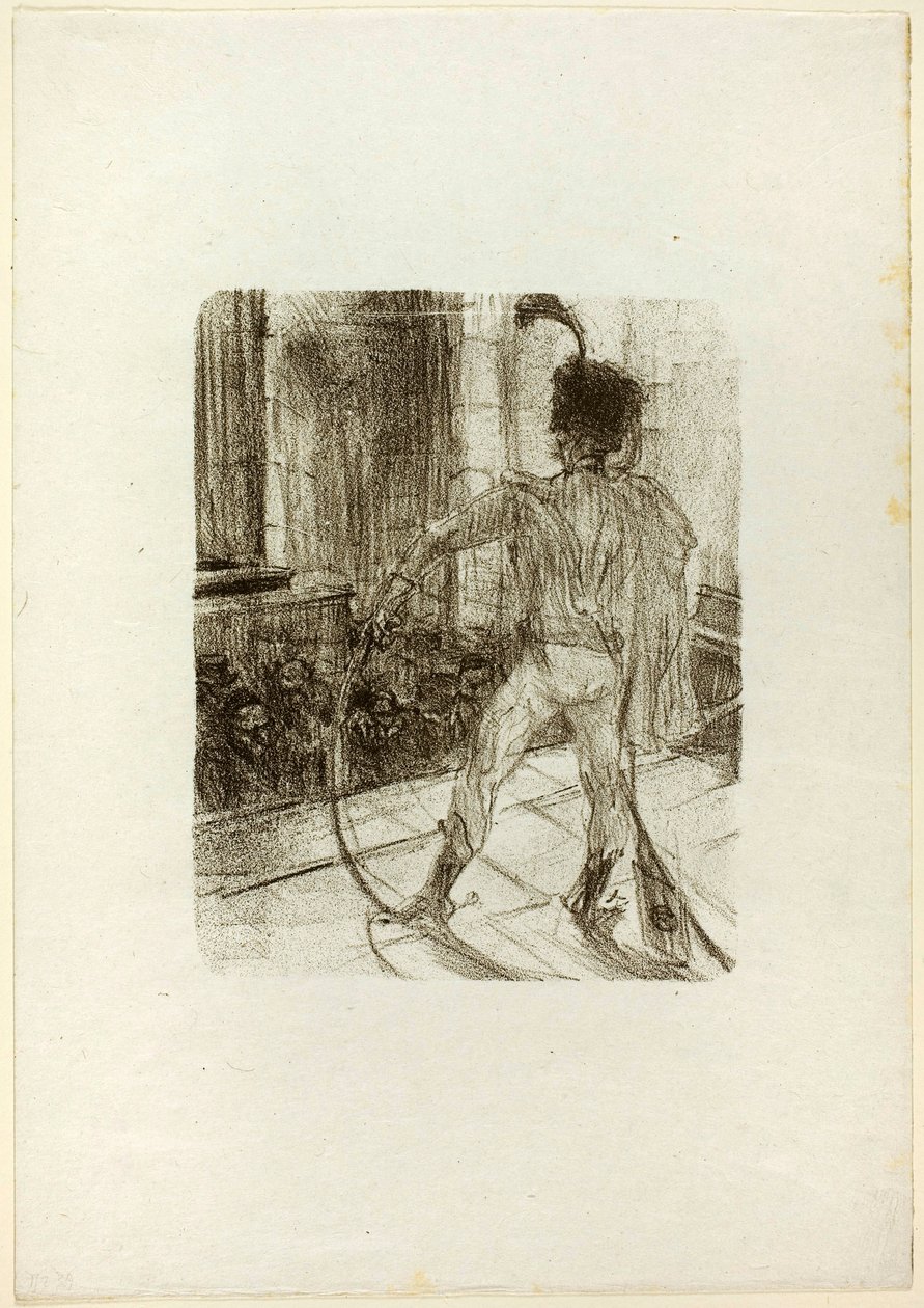 Schlomé Fuss in der Synagoge, aus Au Pied du Sinaï von Henri de Toulouse-Lautrec