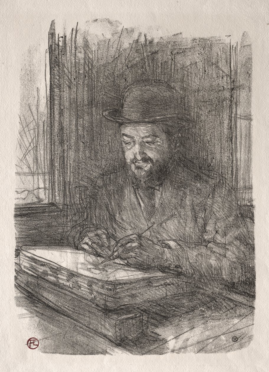 Der gute Lithograf von Henri de Toulouse-Lautrec
