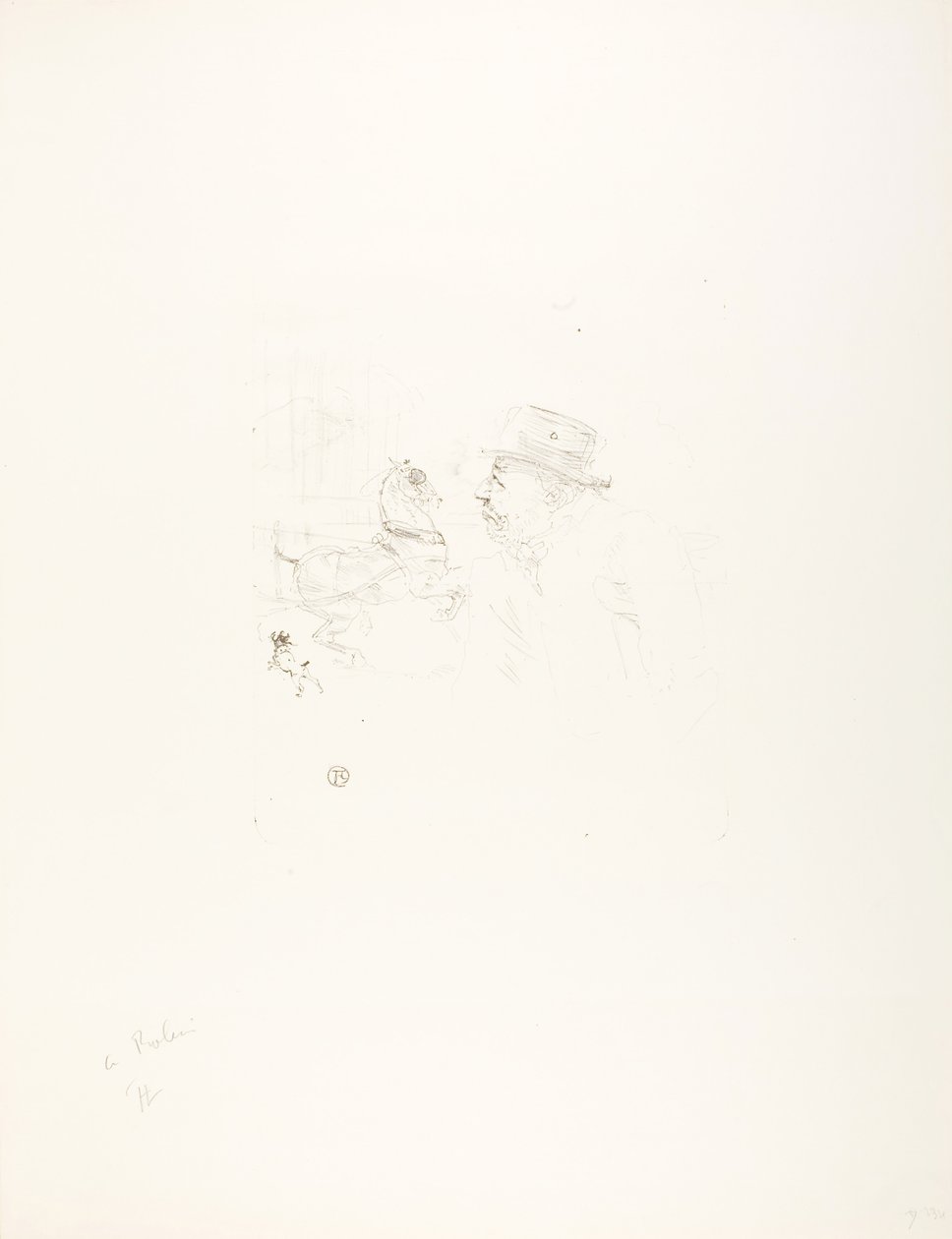 Der Pferdeliebhaber von Henri de Toulouse-Lautrec