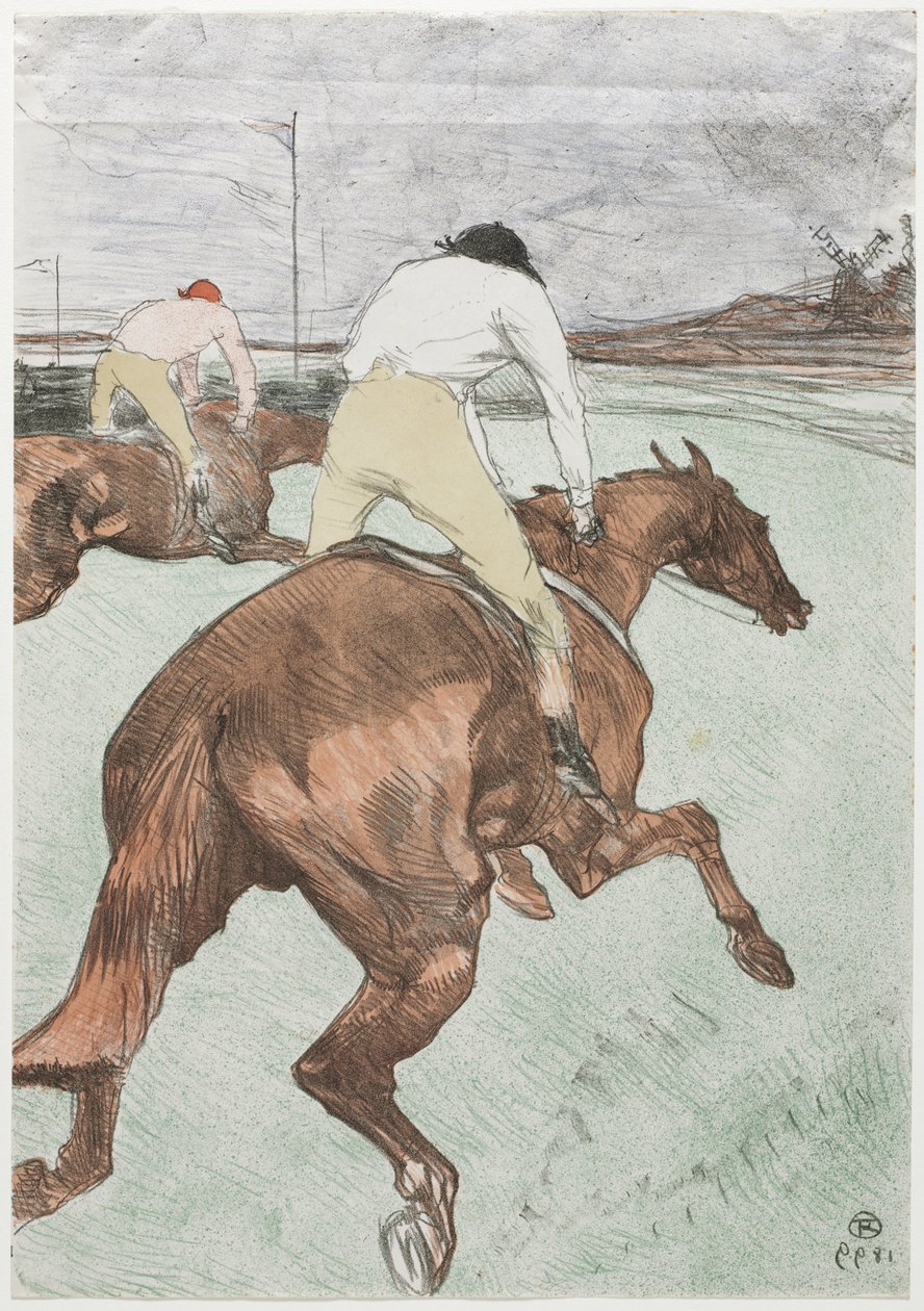 Der Jockey von Henri de Toulouse-Lautrec