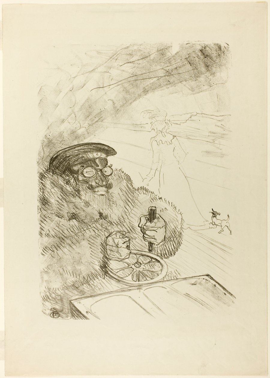Der Autofahrer von Henri de Toulouse-Lautrec