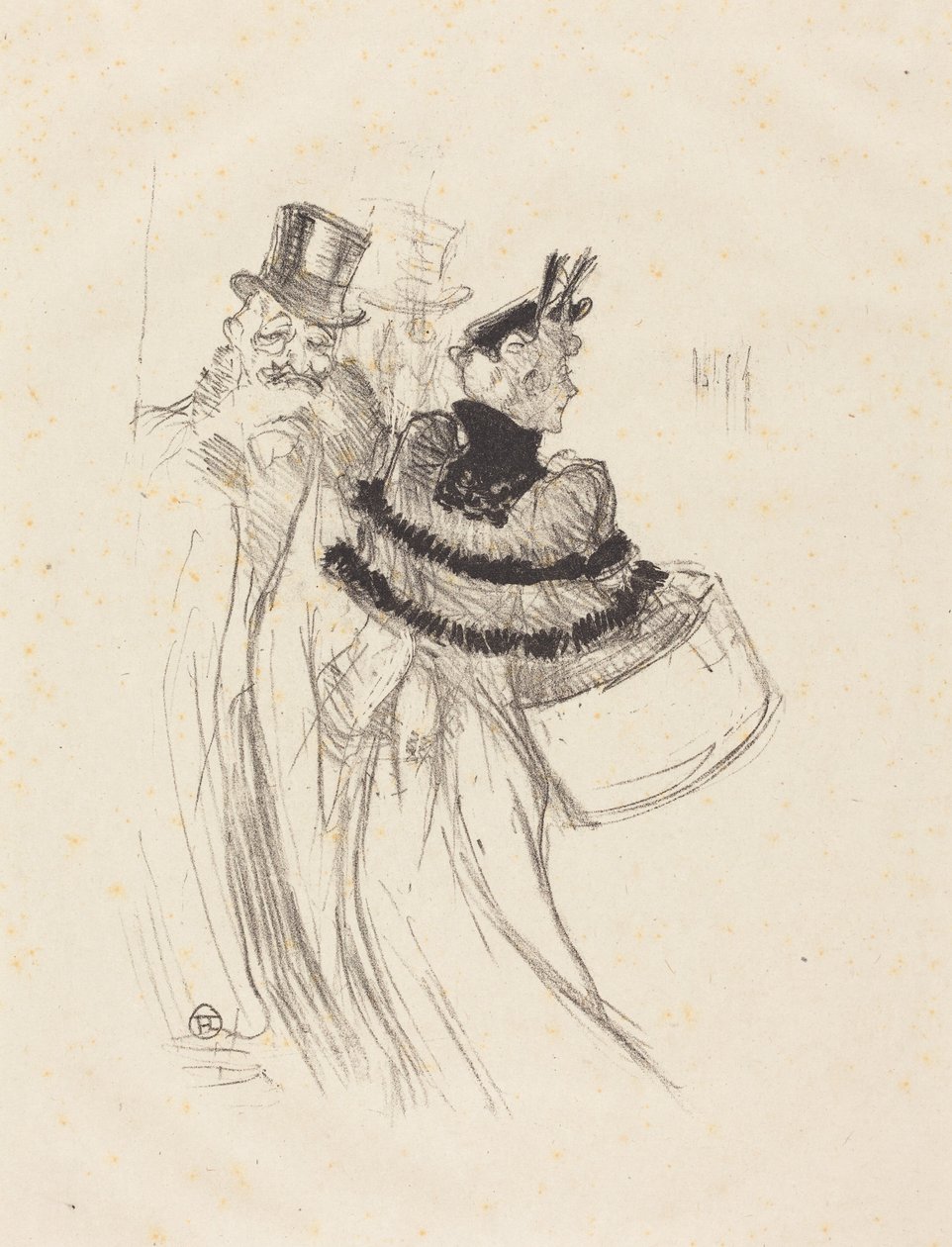 Die alten Herren von Henri de Toulouse-Lautrec