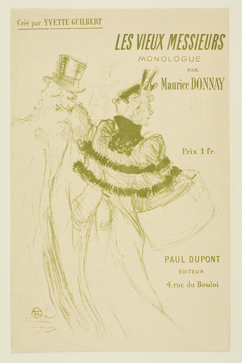 Die alten Herren von Henri de Toulouse-Lautrec