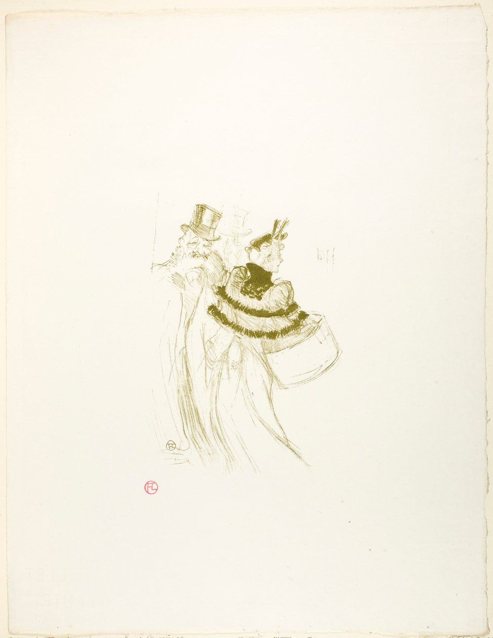 Die alten Herren von Henri de Toulouse-Lautrec