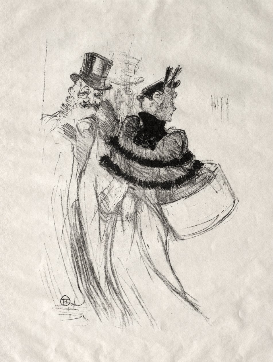 Die alten Herren von Henri de Toulouse-Lautrec