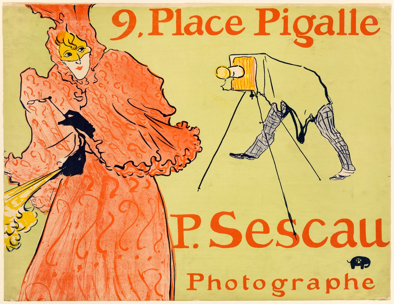 Der Fotograf Sescau von Henri de Toulouse-Lautrec