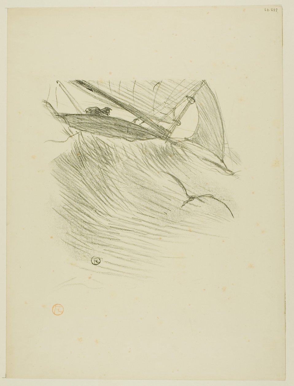 Die Seeschwalben, aus Mélodies de Désiré Dihau von Henri de Toulouse-Lautrec