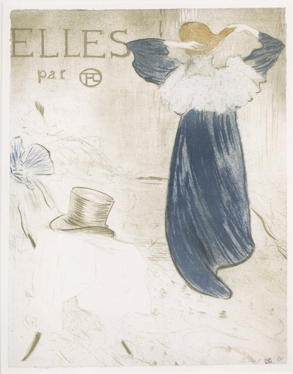 Titelblatt der Folge "Elles" von Henri de Toulouse-Lautrec
