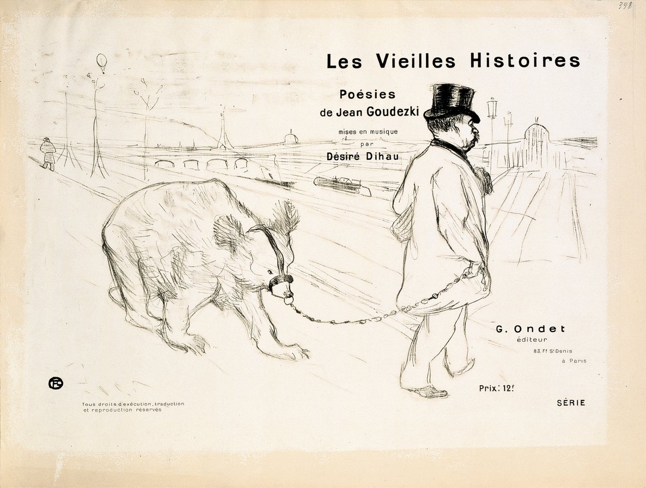 Umschlag zu "Les Vieilles Histoires" von Henri de Toulouse-Lautrec