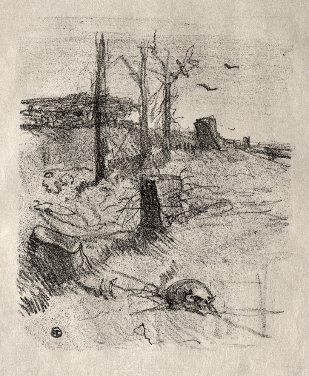 Ein Friedhof in Galizien von Henri de Toulouse-Lautrec