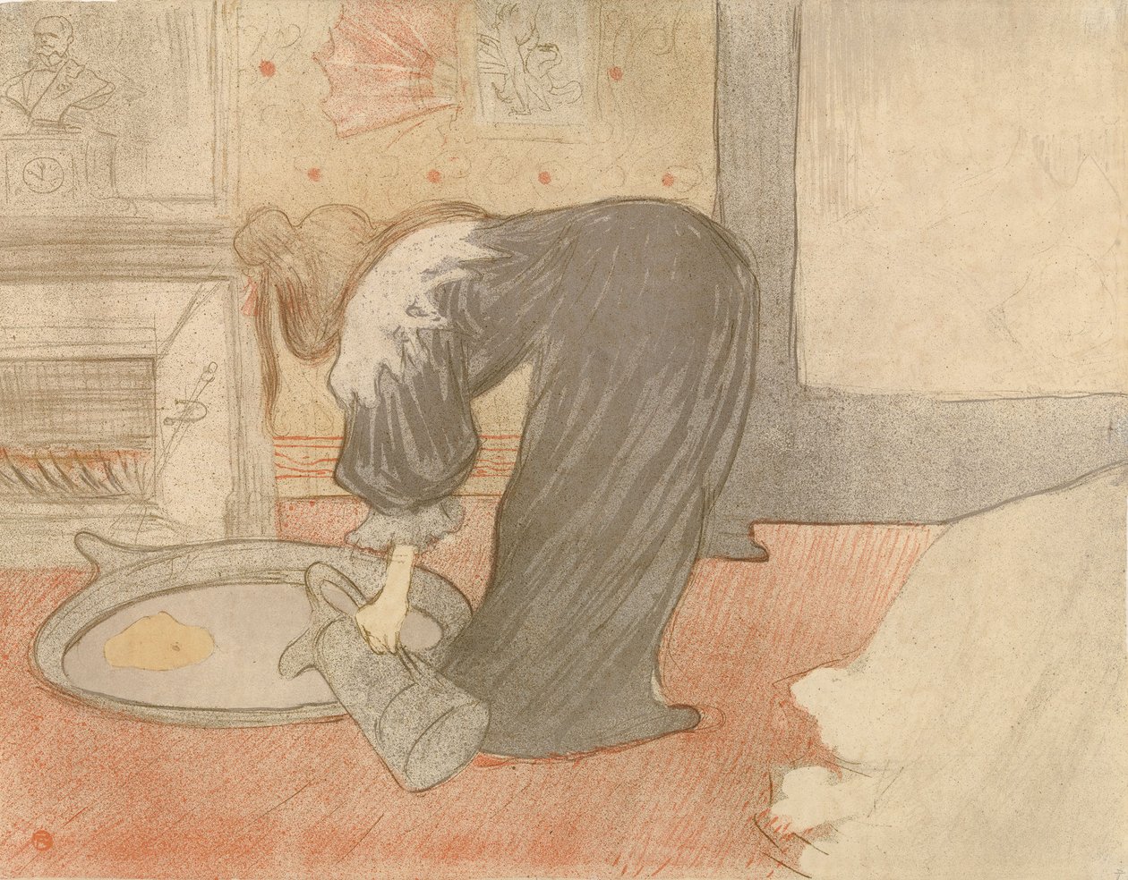 Frau an der Wanne von Henri de Toulouse-Lautrec