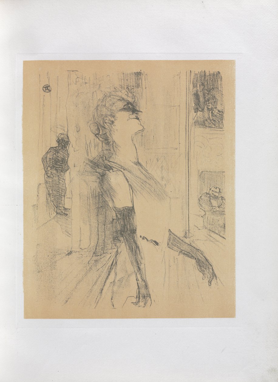 Yvette Guilbert-Englische Serie: Auf der Bühne von Henri de Toulouse-Lautrec