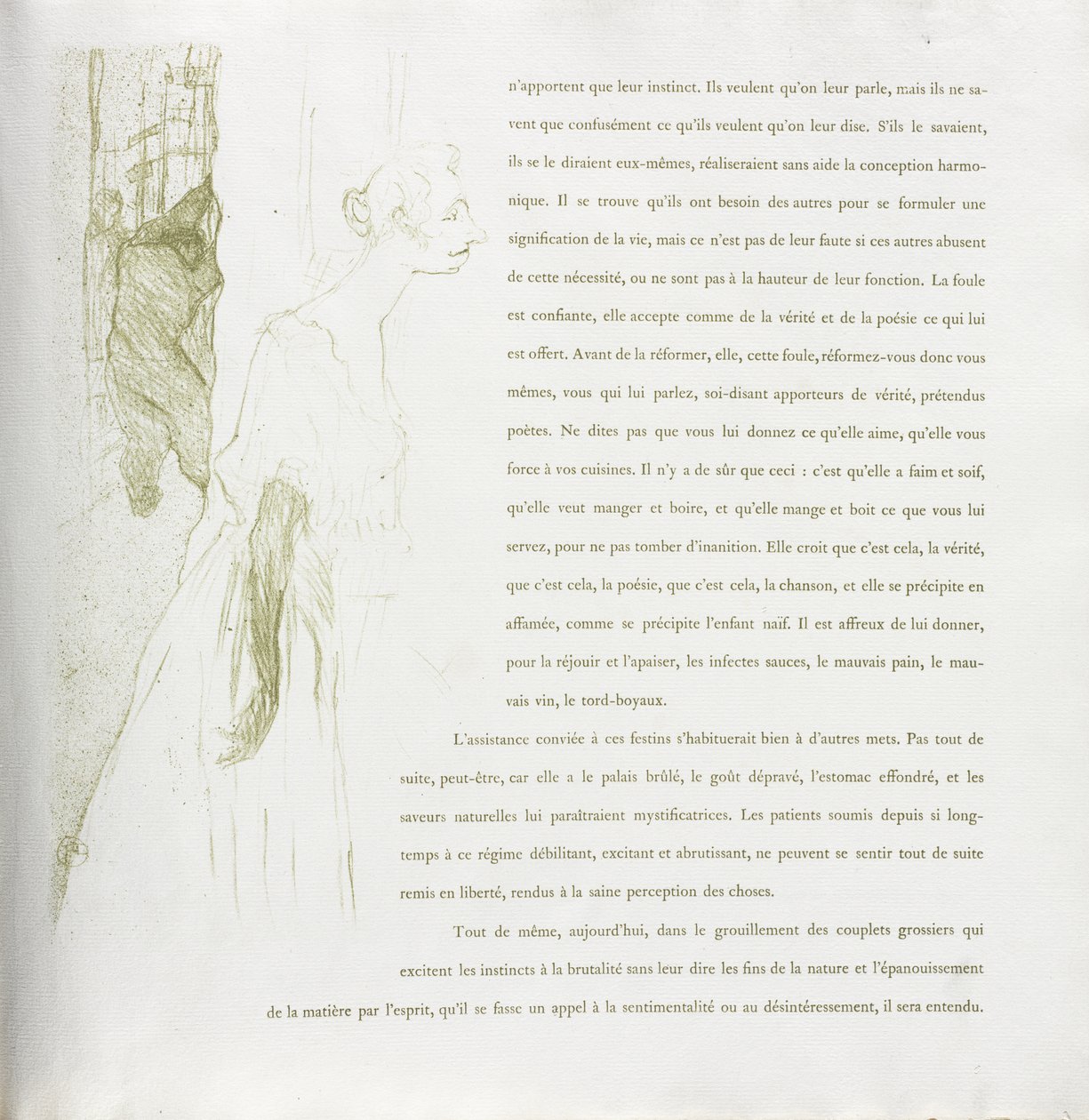 Yvette Guilbert - Französische Serie: Nr. 11 von Henri de Toulouse-Lautrec