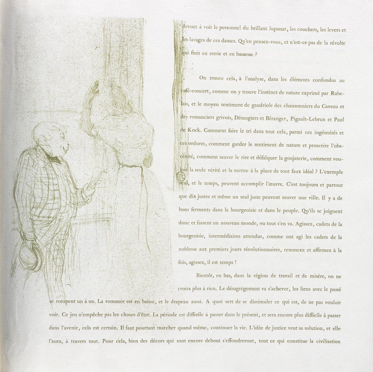 Yvette Guilbert - Französische Serie: Nr. 15 von Henri de Toulouse-Lautrec