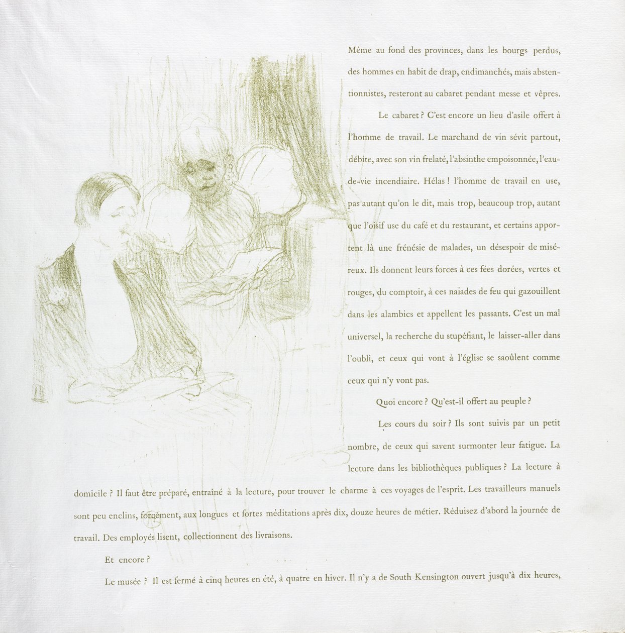 Yvette Guilbert - Französische Serie: Nr. 8 von Henri de Toulouse-Lautrec