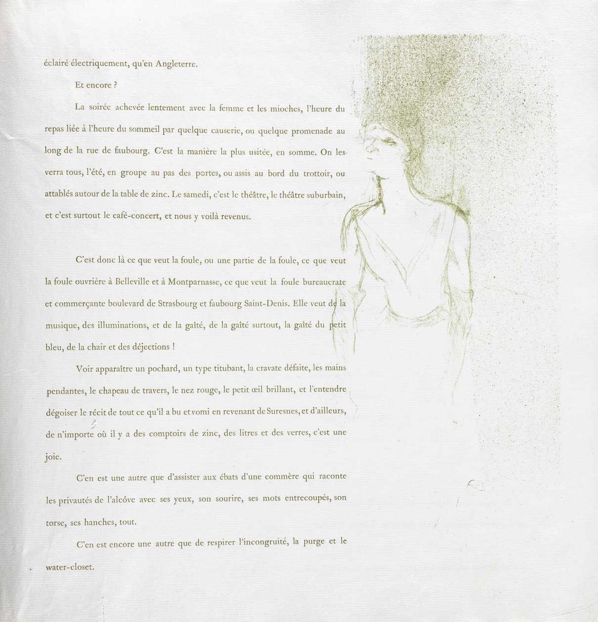 Yvette Guilbert - Französische Serie: Nr. 9 von Henri de Toulouse-Lautrec