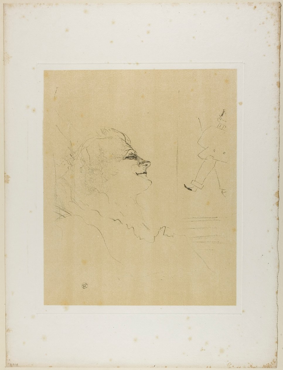 Yvette Guilbert—Pessima, aus Yvette Guilbert von Henri de Toulouse-Lautrec
