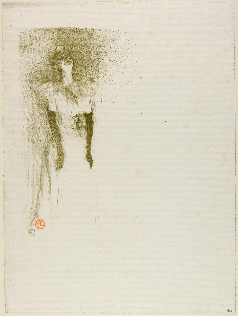 Yvette Guilbert von Henri de Toulouse-Lautrec