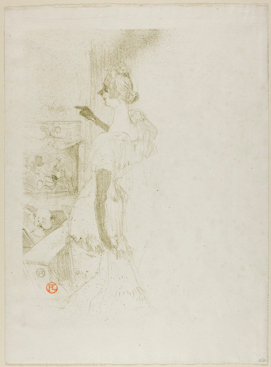 Yvette Guilbert von Henri de Toulouse-Lautrec