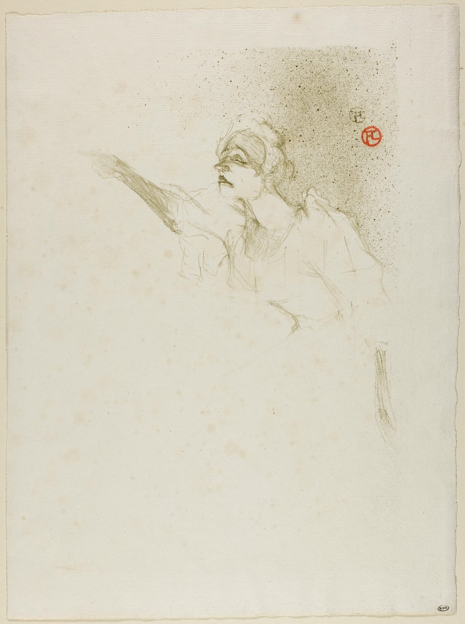Yvette Guilbert von Henri de Toulouse-Lautrec