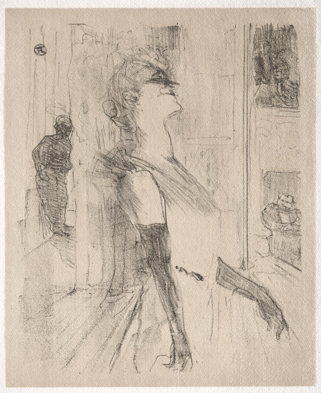 Yvette Guilbert: Auf der Bühne von Henri de Toulouse-Lautrec