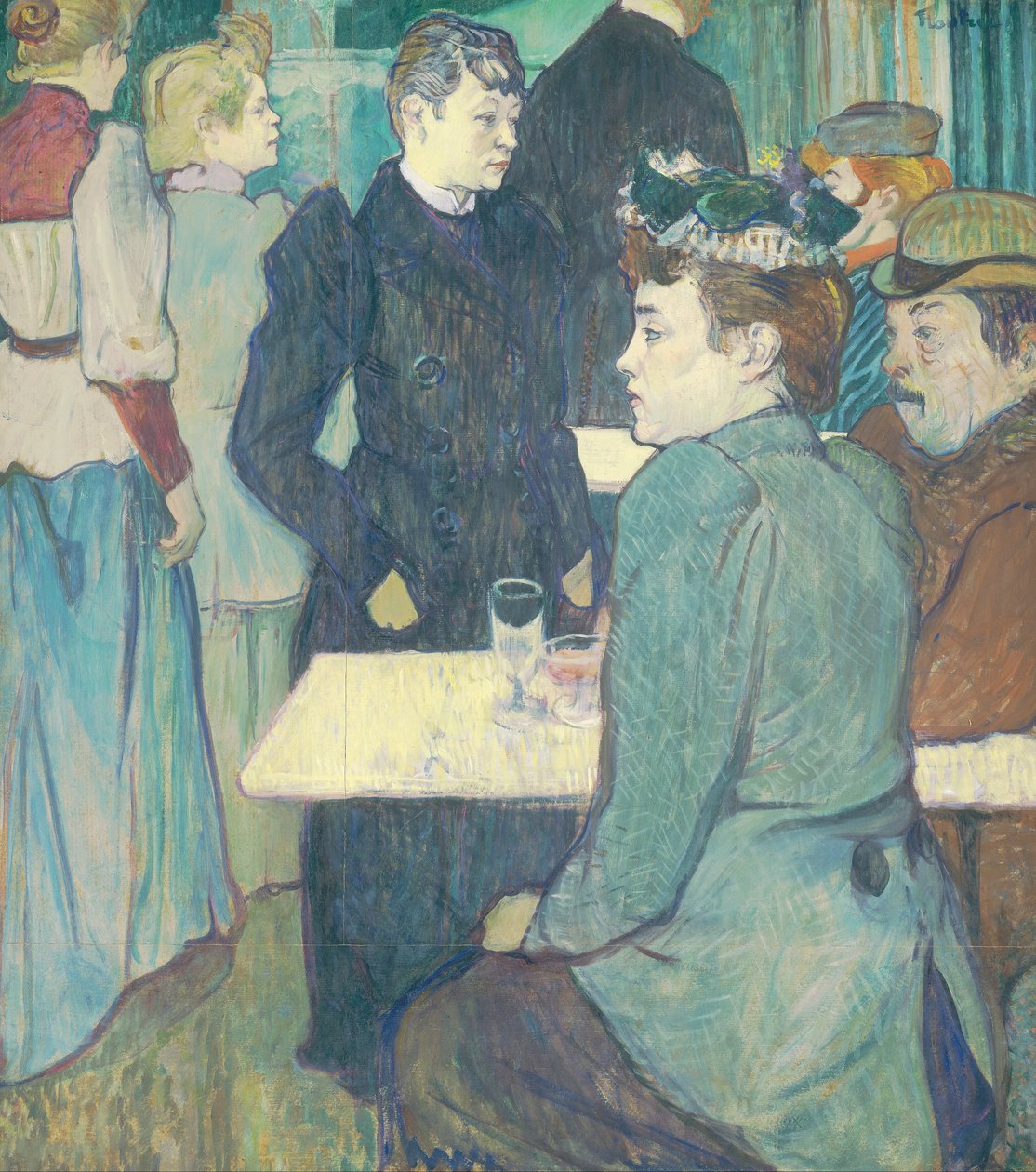 Eine Ecke des Moulin de la Galette von Henri de Toulouse Lautrec