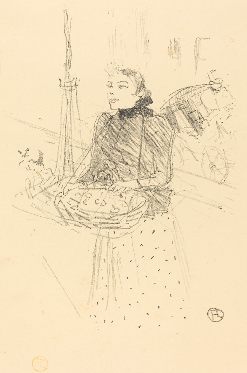 Kauft meine schönen Veilchen, 1895 von Henri de Toulouse Lautrec