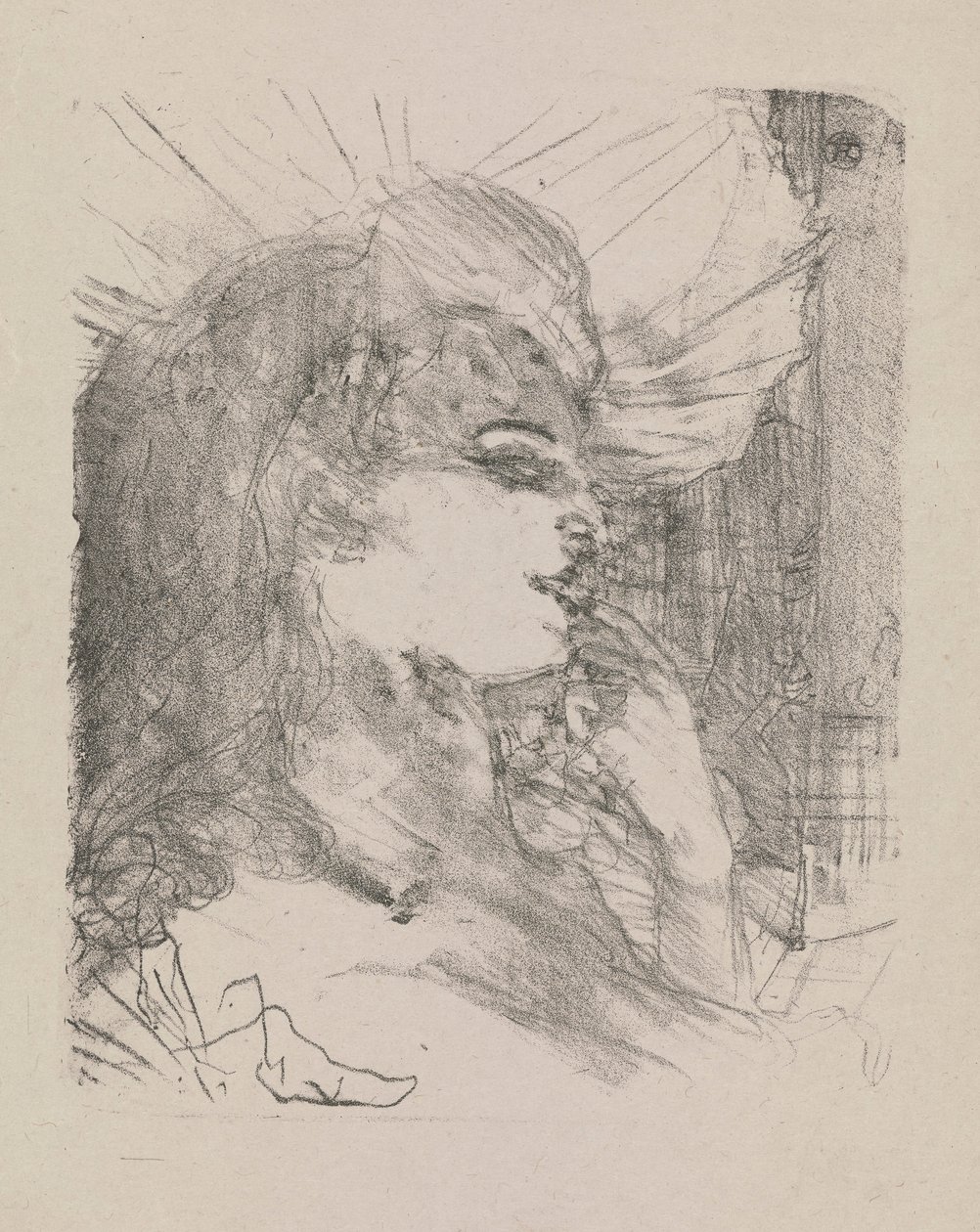 Anna Held, aus Portraits von von Henri de Toulouse Lautrec
