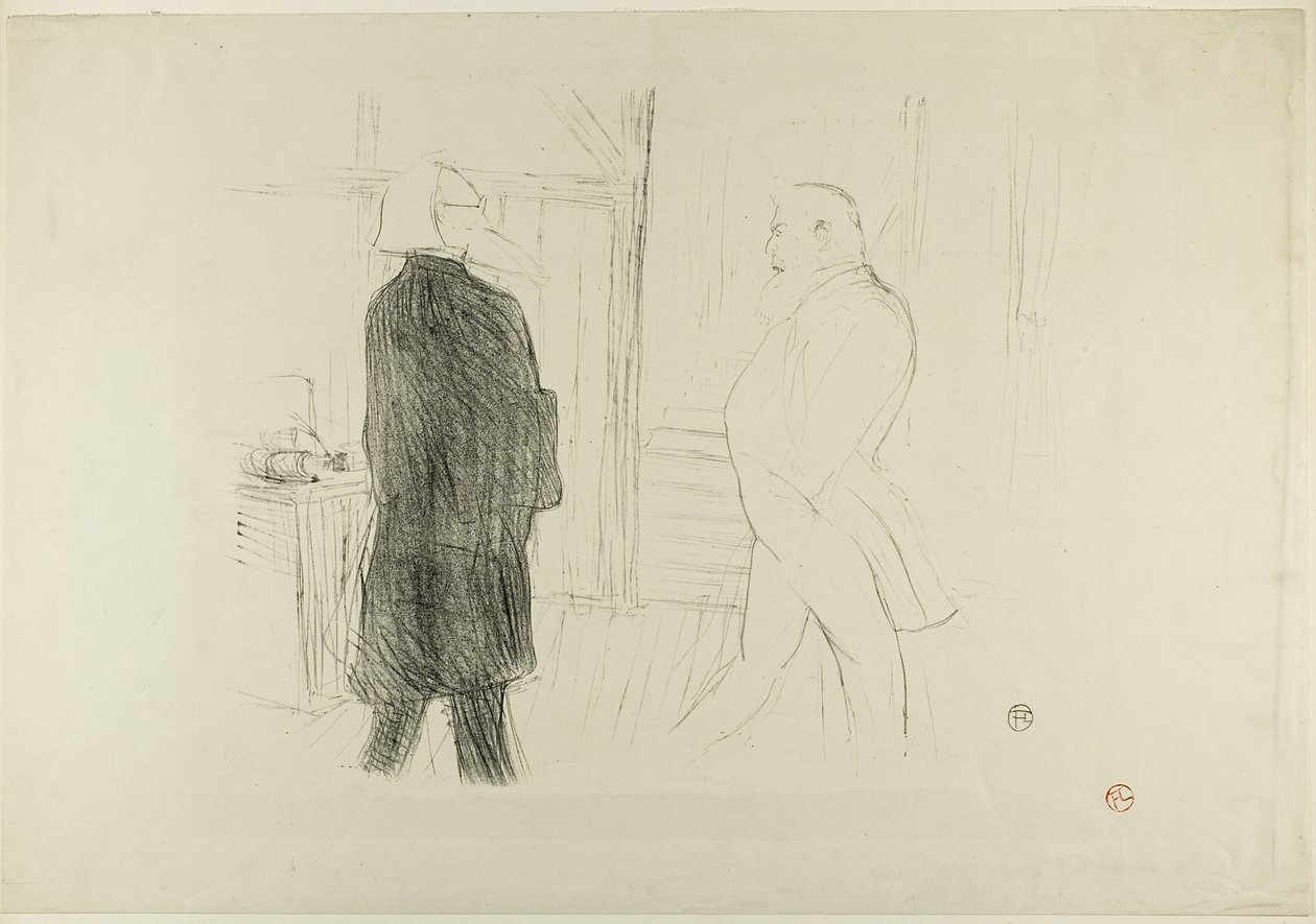 Antoine und Gémier, in Une Faillite von Henri de Toulouse Lautrec