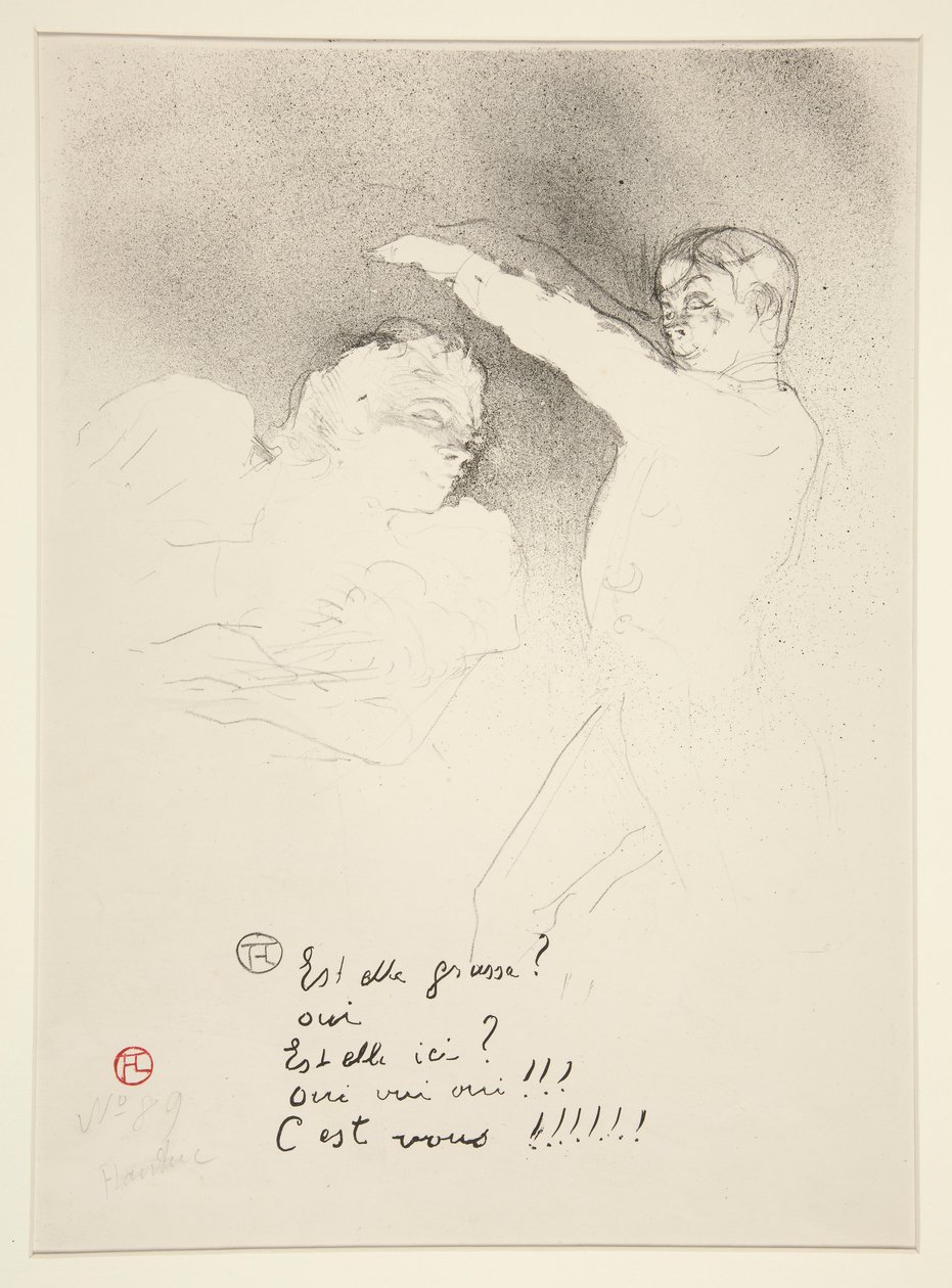 Bei den Varietés: Mlle. Lender und Brasseur von Henri de Toulouse Lautrec