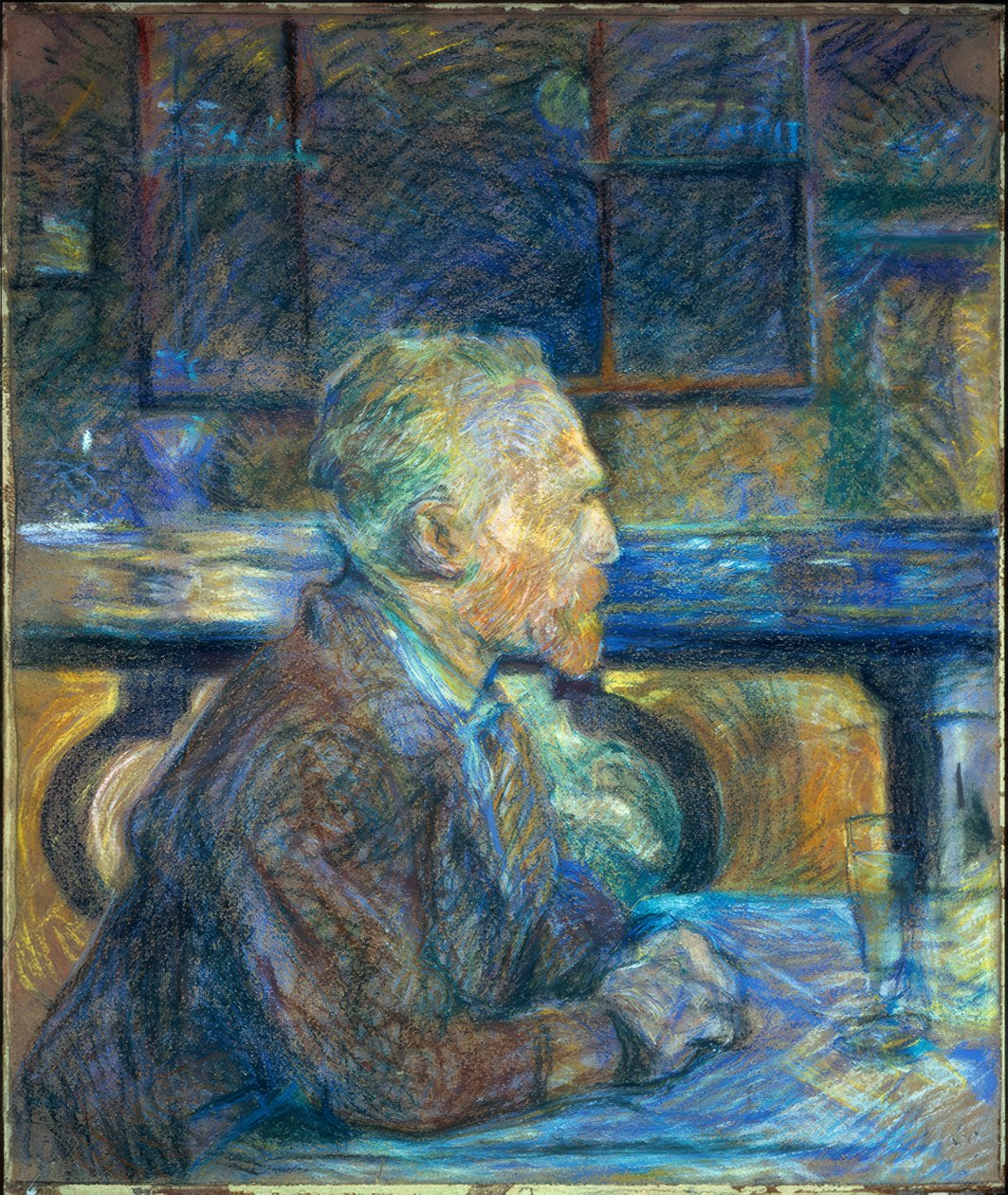 Bildnis Vincent van Gogh von Henri de Toulouse-Lautrec