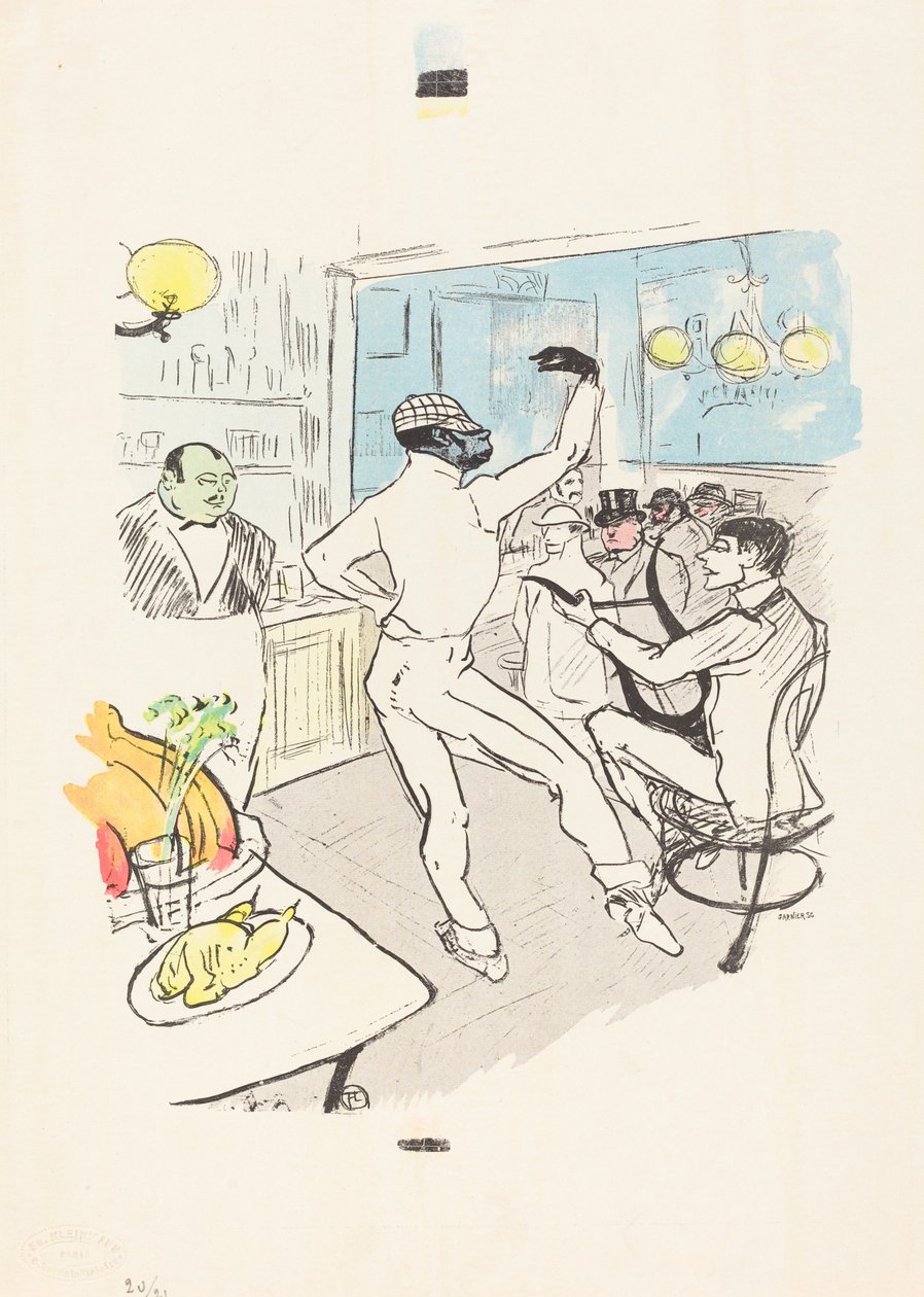 Chocolat tanzt in der Achille Bar von Henri de Toulouse Lautrec