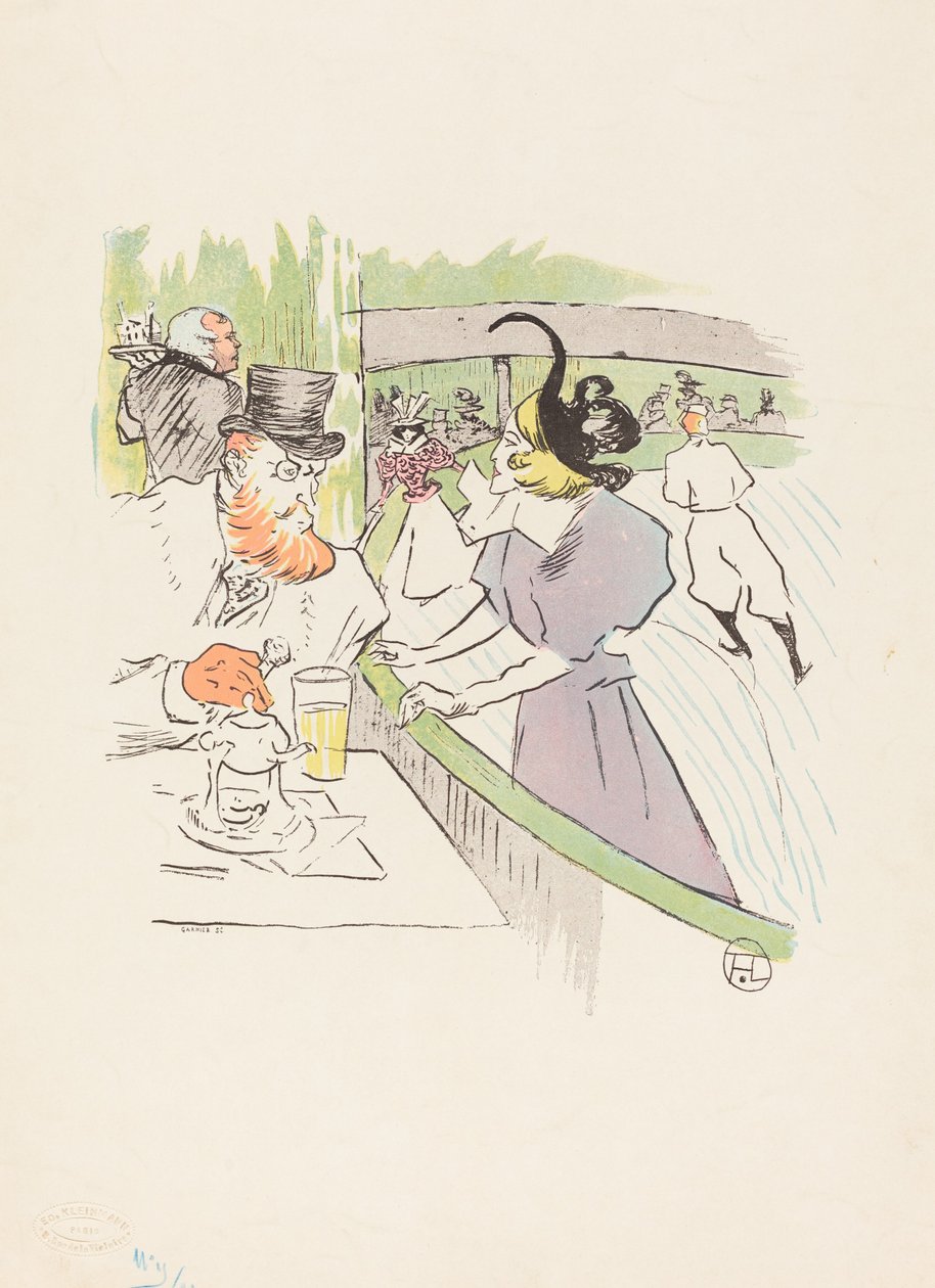 In der Schlittschuhbahn von Henri de Toulouse Lautrec
