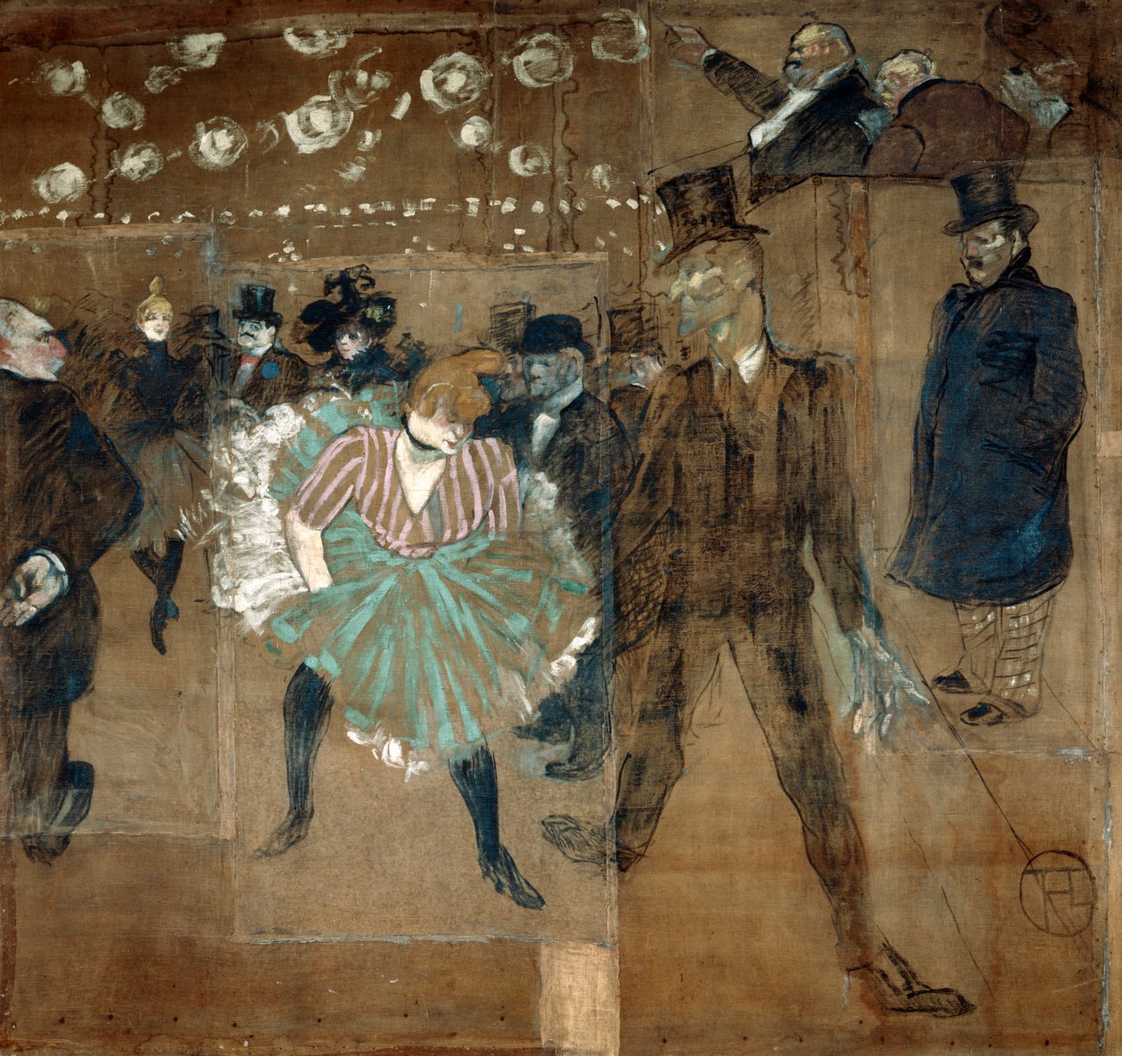 La Goulue und Valentin le désossé, 1895 von Henri de Toulouse Lautrec