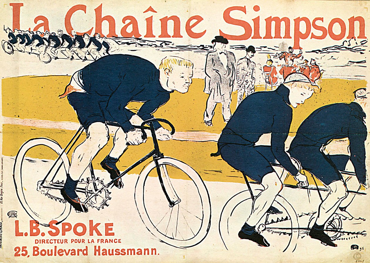 La chaîne Simson, Werbeplakat, 1896 von Henri de Toulouse Lautrec