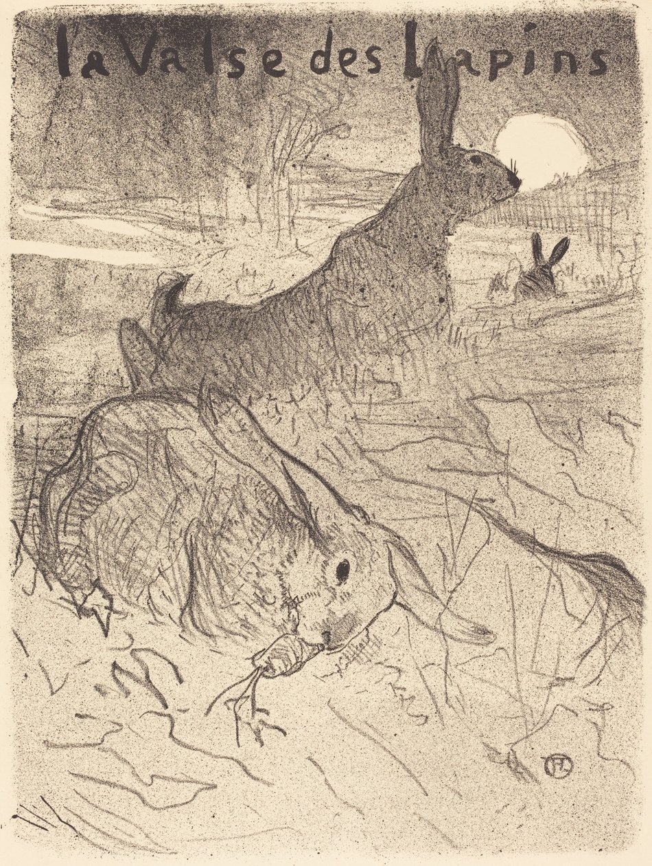 Der Walzer der Kaninchen von Henri de Toulouse Lautrec