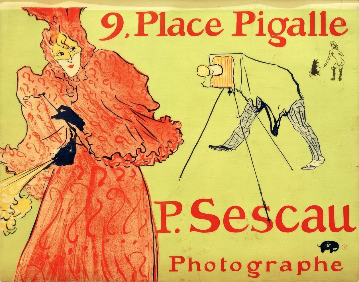 Der Fotograf Sescau von Henri de Toulouse Lautrec