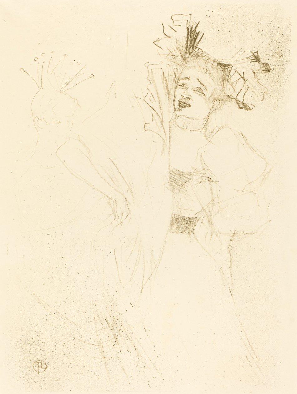 Lender von vorne in Chilperic von Henri de Toulouse Lautrec