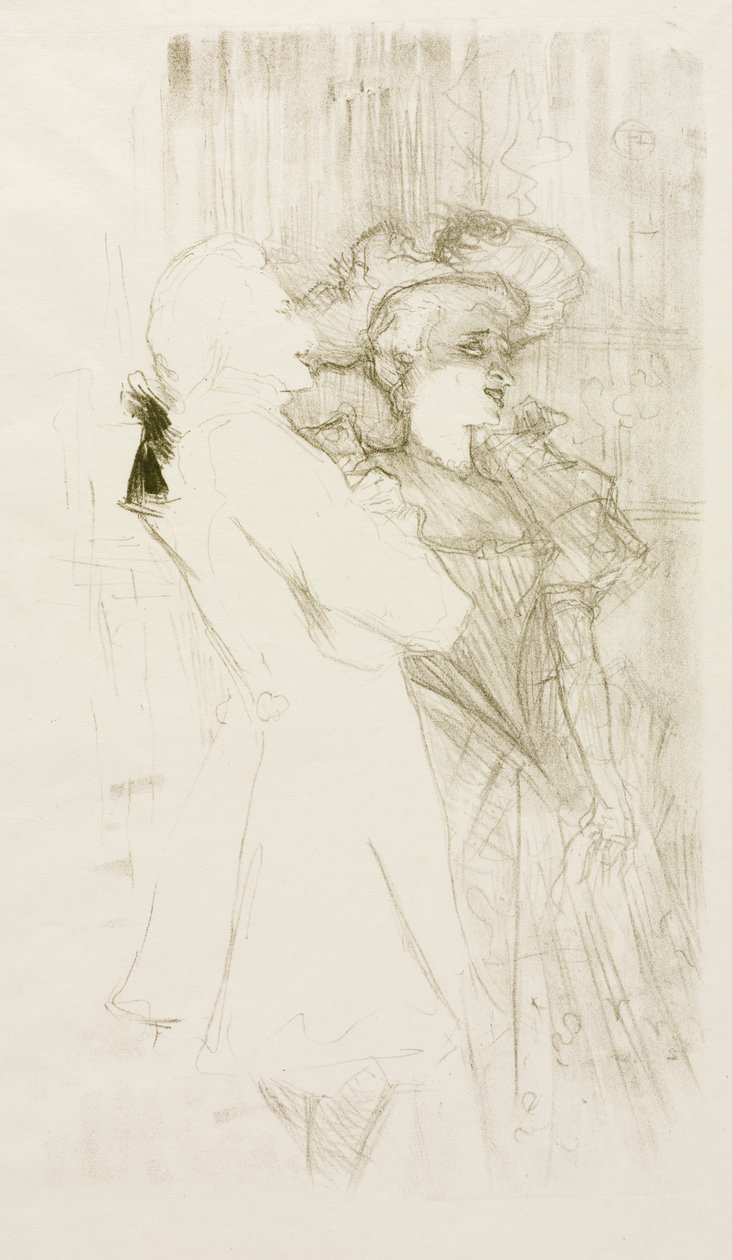 Lender und Auguez in "Das Lied vom Glück" von Henri de Toulouse Lautrec