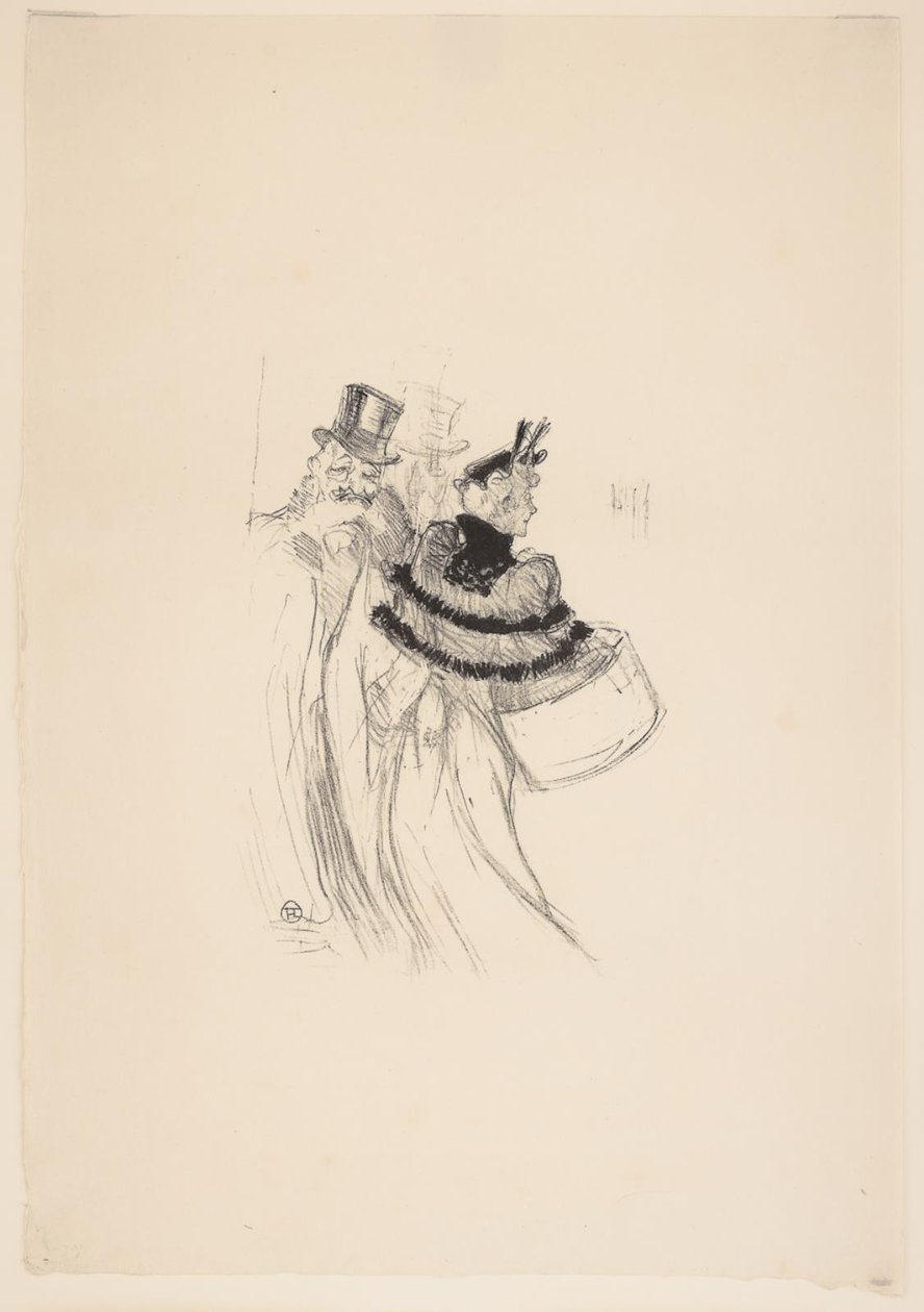 Die alten Herren von Henri de Toulouse Lautrec