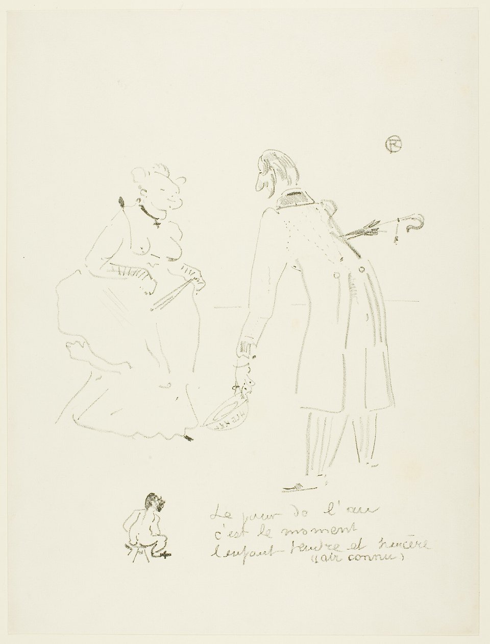Neujahrsgruß von Henri de Toulouse Lautrec